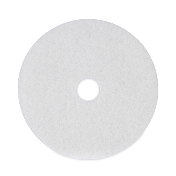 Premiere Pads Floor Pads, Polish, 19", White, PK5 PAD 4019 WHI - main